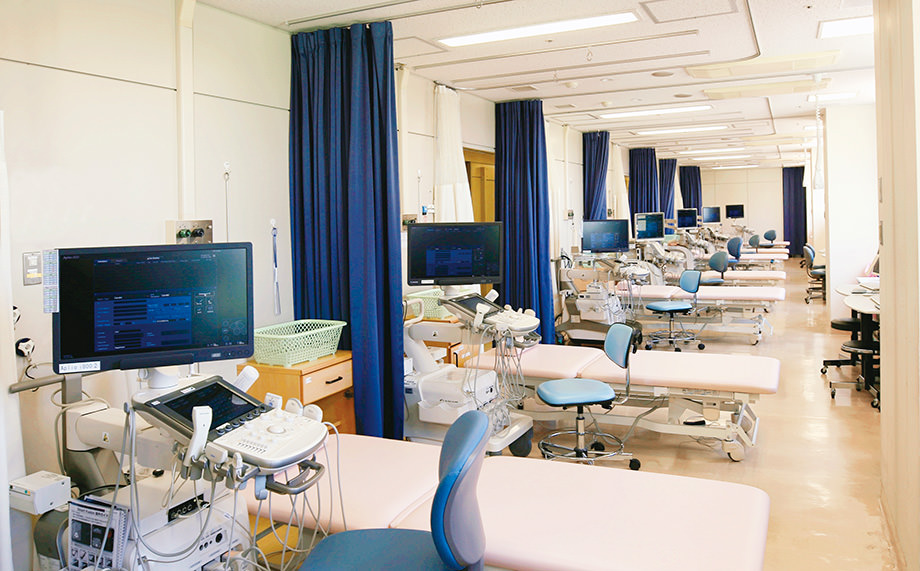 Ultrasound Imaging Center at the Hyogo Medical University Hospital where Dr. Iijima is a Specially Appointed Professor