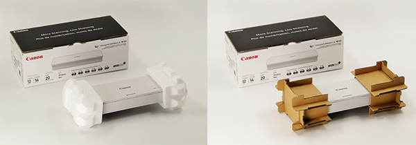 Example of packaging materials for the Document Scanner R10