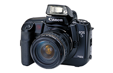 35mm focal-plane shutter SLR camera: EOS 5 QD (launched in 1992)