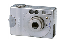 Digital still camera: IXY DIGITAL 200 (launched in 2001)