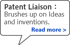 Patent Liaison: Brushes up on ideas and inventions. Read more