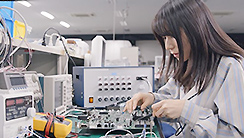Employees of Canon Utsunomiya Optical Products Plant
