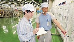 Employees of Canon Chemicals