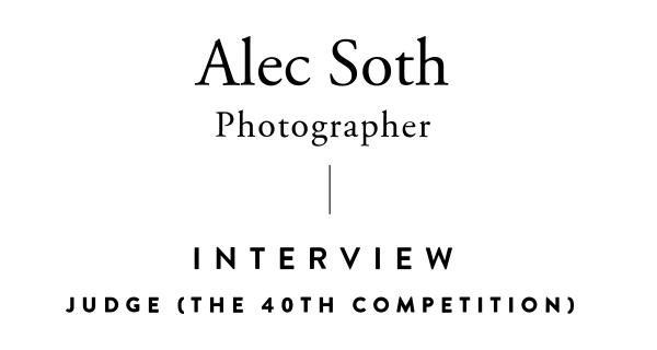INTERVIEW | Alec Soth (Photographer, Judge of the 40th competition) 
