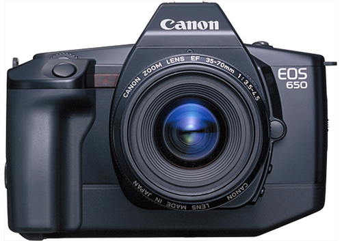 EOS 650<br>Released in Japan in<br>March 1987
