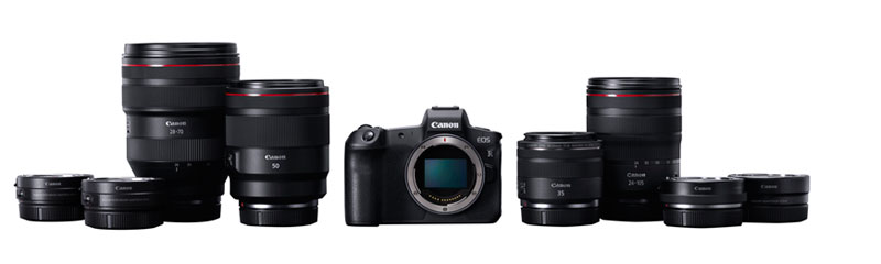 The EOS R System, including RF lenses