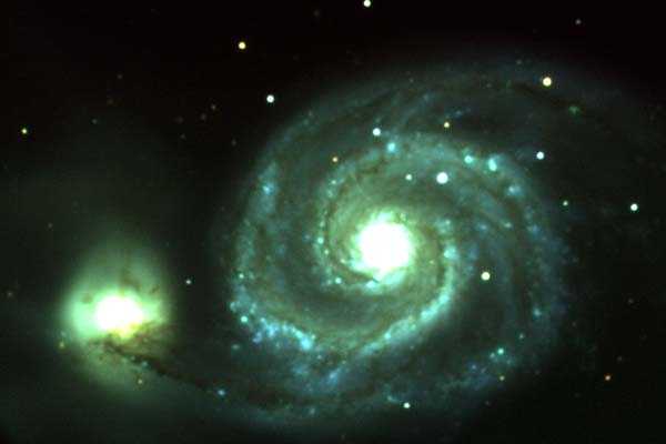 Nearby spiral galaxy M51