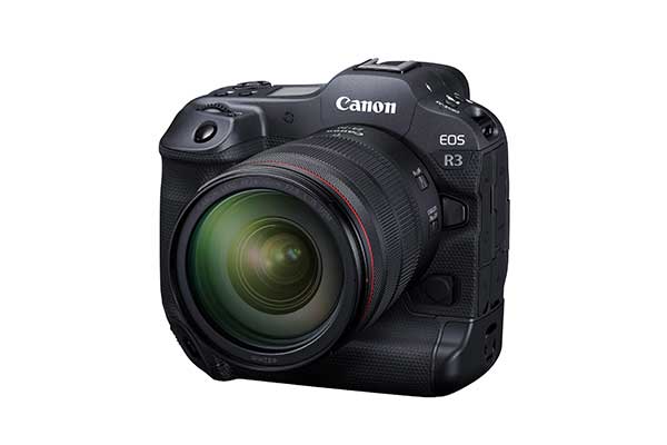 EOS R3 full-frame mirrorless camera Shown with RF24-70mm F2.8 L IS USM
