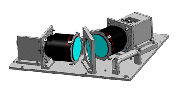 Diagram of light spectrum unit