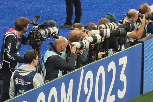 Photographers capturing definitive moments