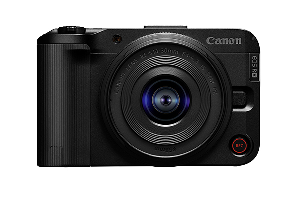 EOS R50 V, mirrorless camera (shown with RF-S14-30mm F4-6.3 IS STM PZ lens attached)