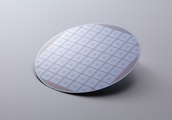 Semiconductor chips formed on a wafer