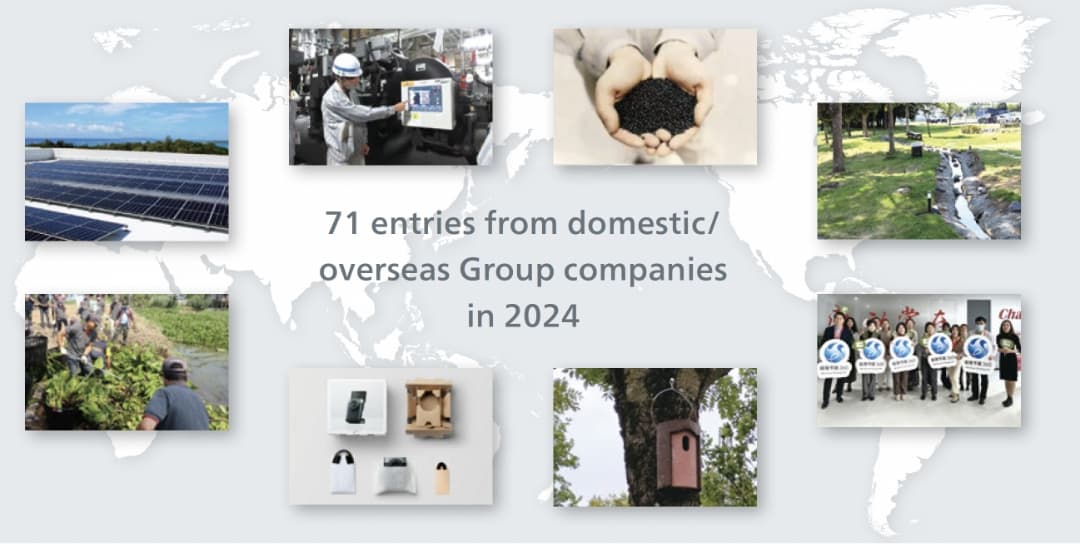 71 entries from domestic/overseas Group companies in 2024