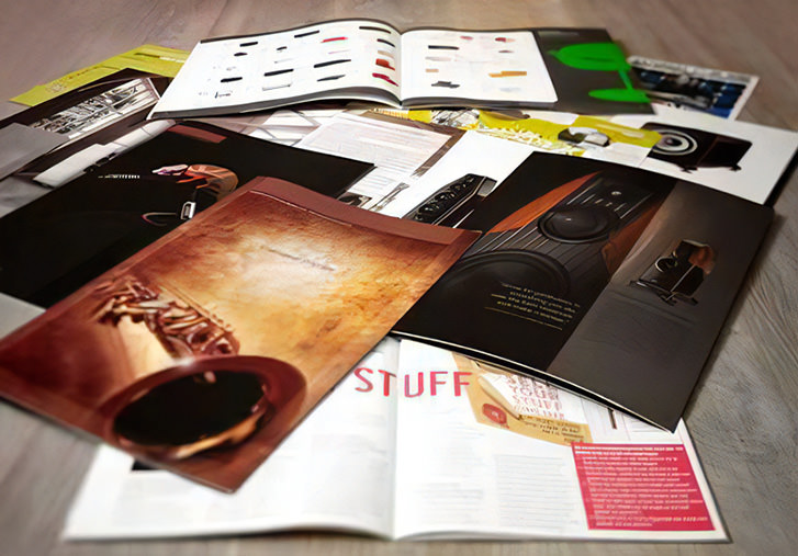 Printed sample produced by digital printing