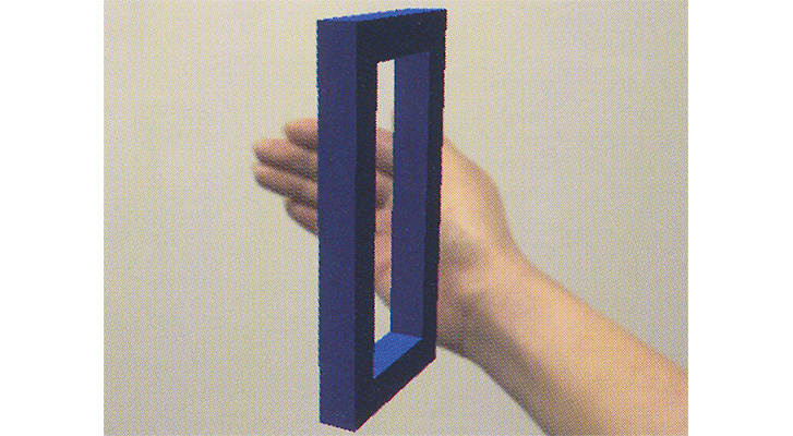 Image processing based on the sense of distance in the real world, as well as the position, size and shape of the CG helps to create a visual effect as if the hand is really touching the CG object.