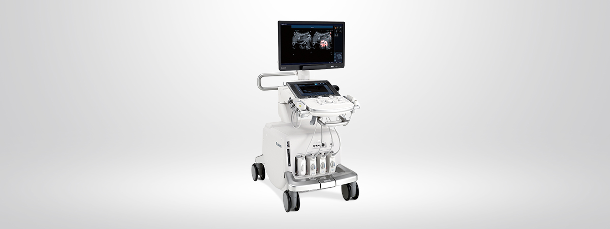 This image introduces the unit of an ultrasound diagnostic system.