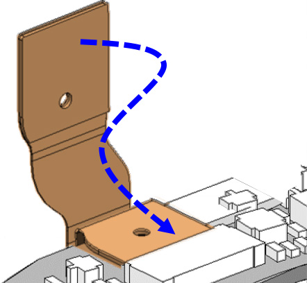 Part insertion into connector