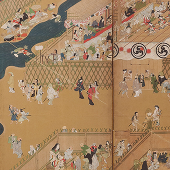 Amusements at the Dry Riverbed, Shijo