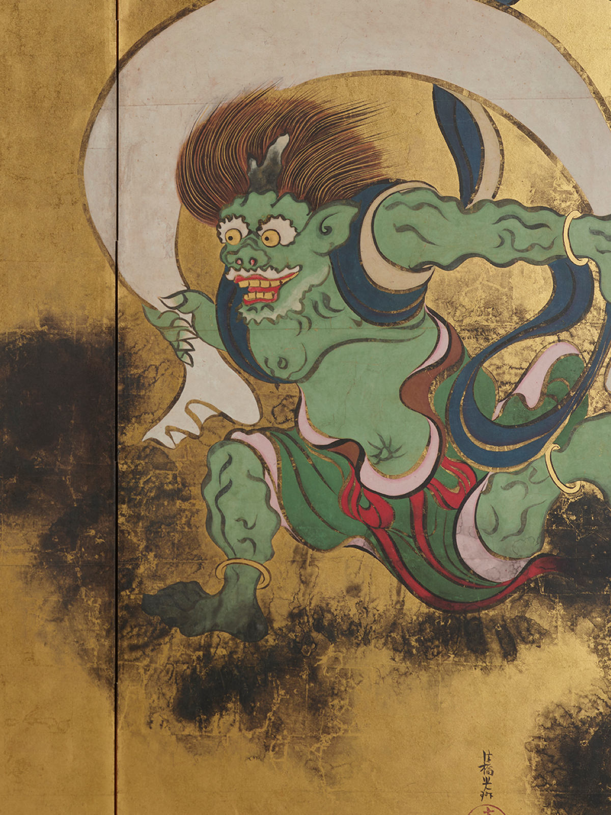 Wind God and Thunder God / Flowering Plants of Summer and Autumn