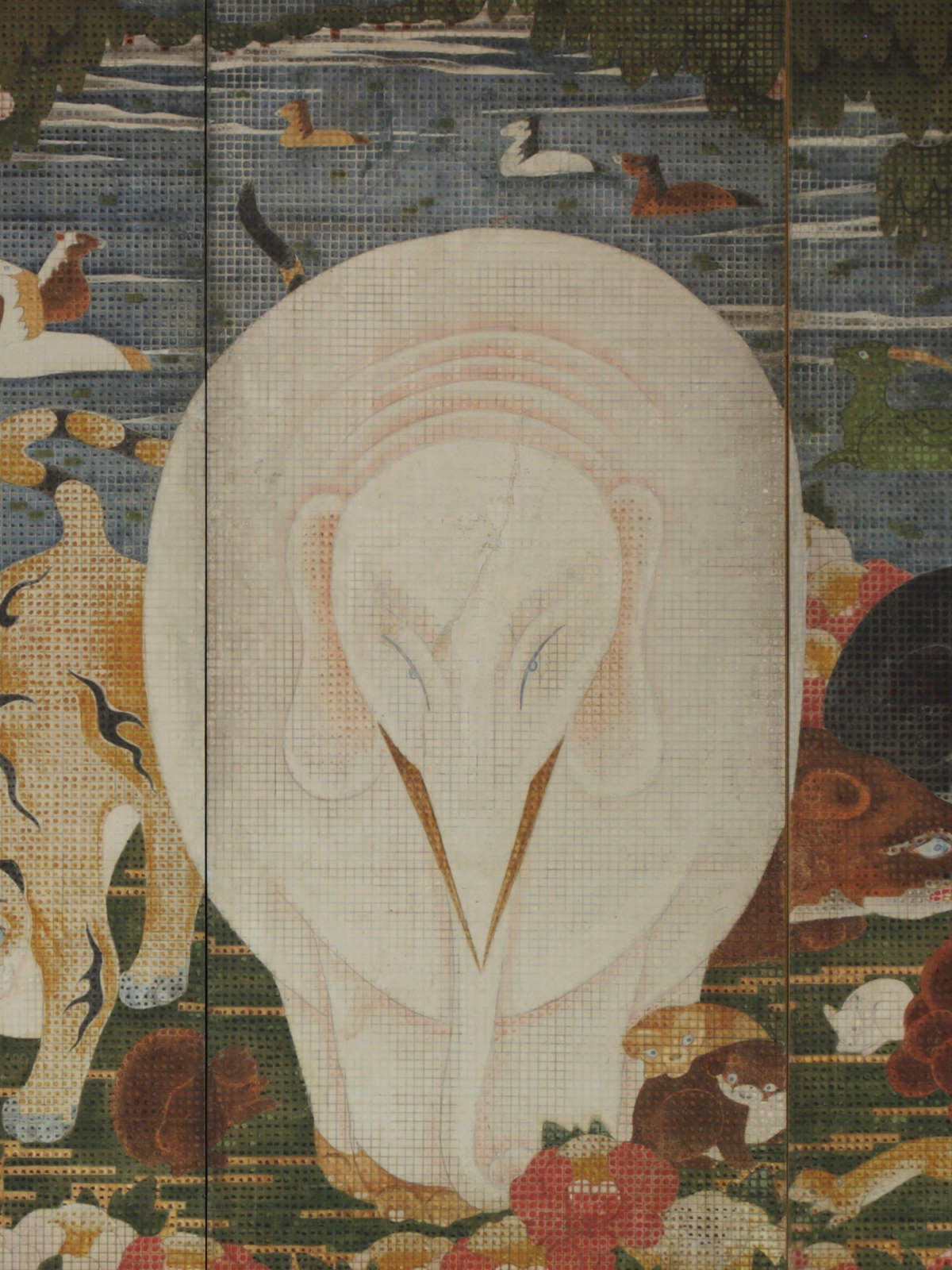 Birds and Animals in the Flower Garden