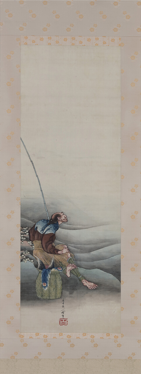 「Fisherman and Woodcutter」 Katsushika Hokusai