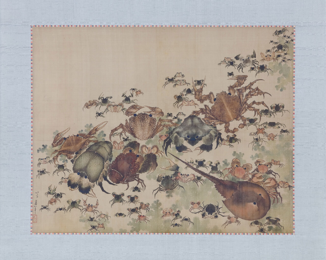 「Crustaceans」 Katsushika Hokusai