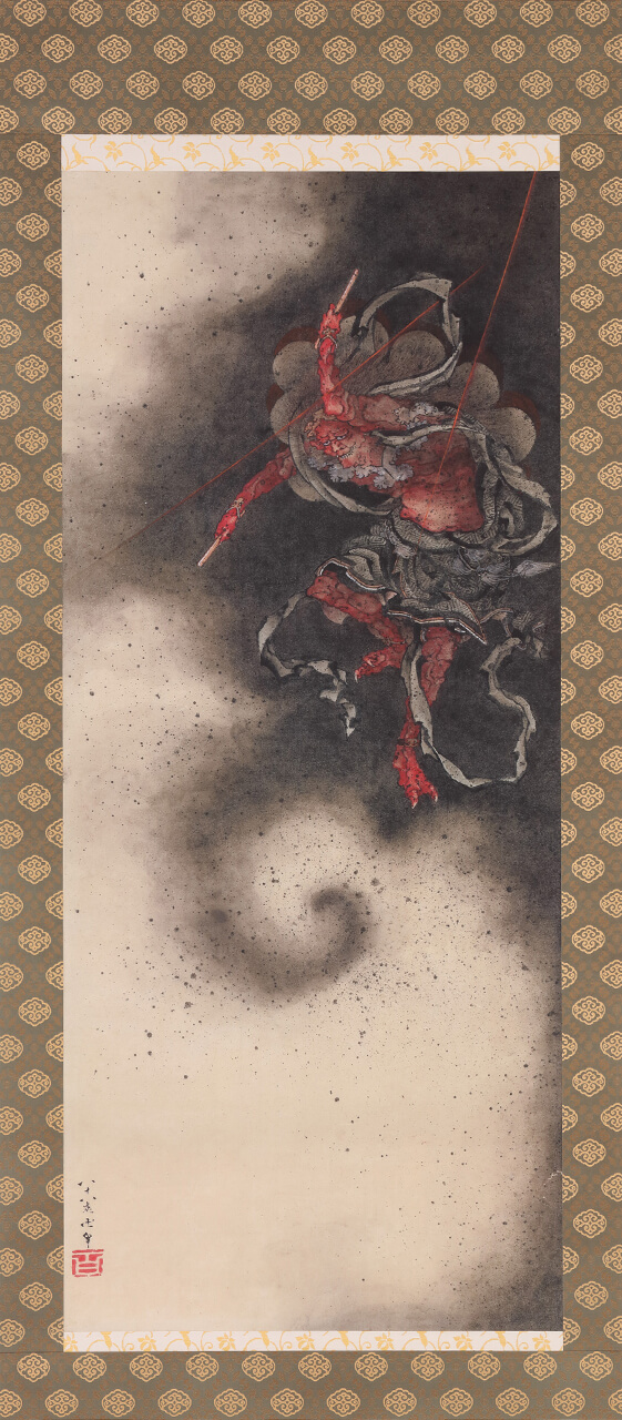 「Thunder God」 Katsushika Hokusai