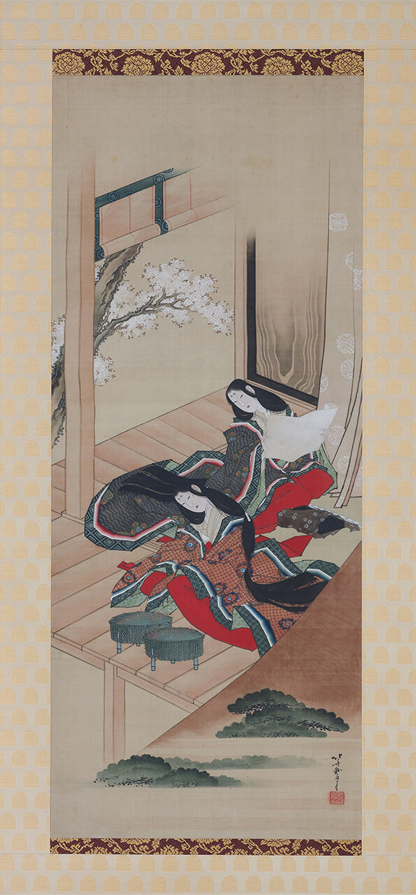 「Early Ferns, Chapter 48 of The Tale of Genji」 Katsushika Hokusai