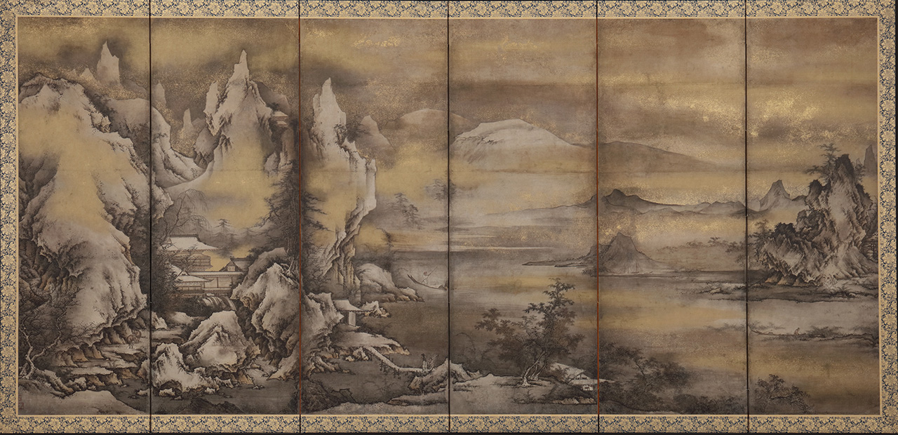 Landscape of the Four Seasons / Shikibu Terutada
