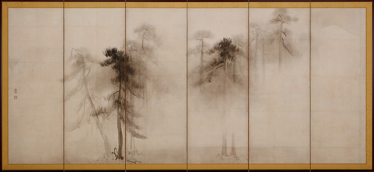 「Pine Trees」 Hasegawa Tohaku
