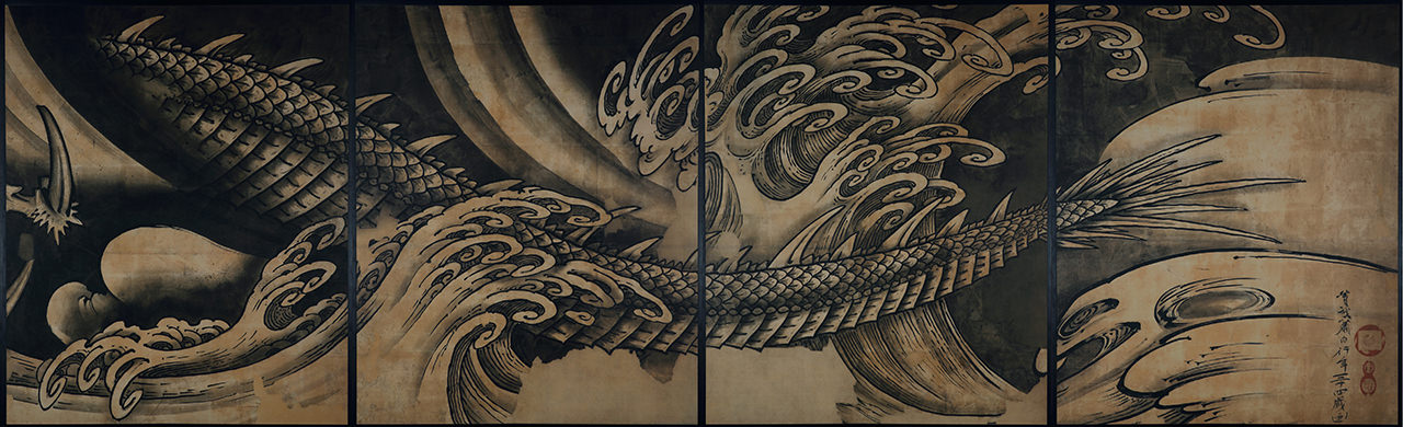 Dragon and Clouds / Soga Shohaku