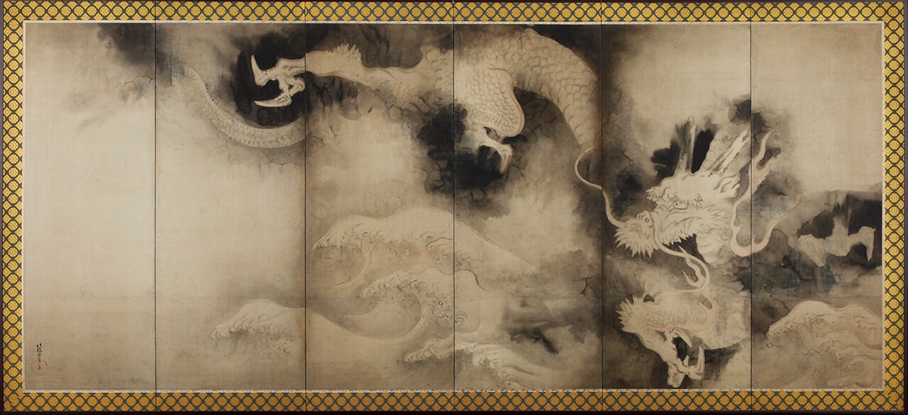 Dragon and Clouds / Tawaraya Sotatsu