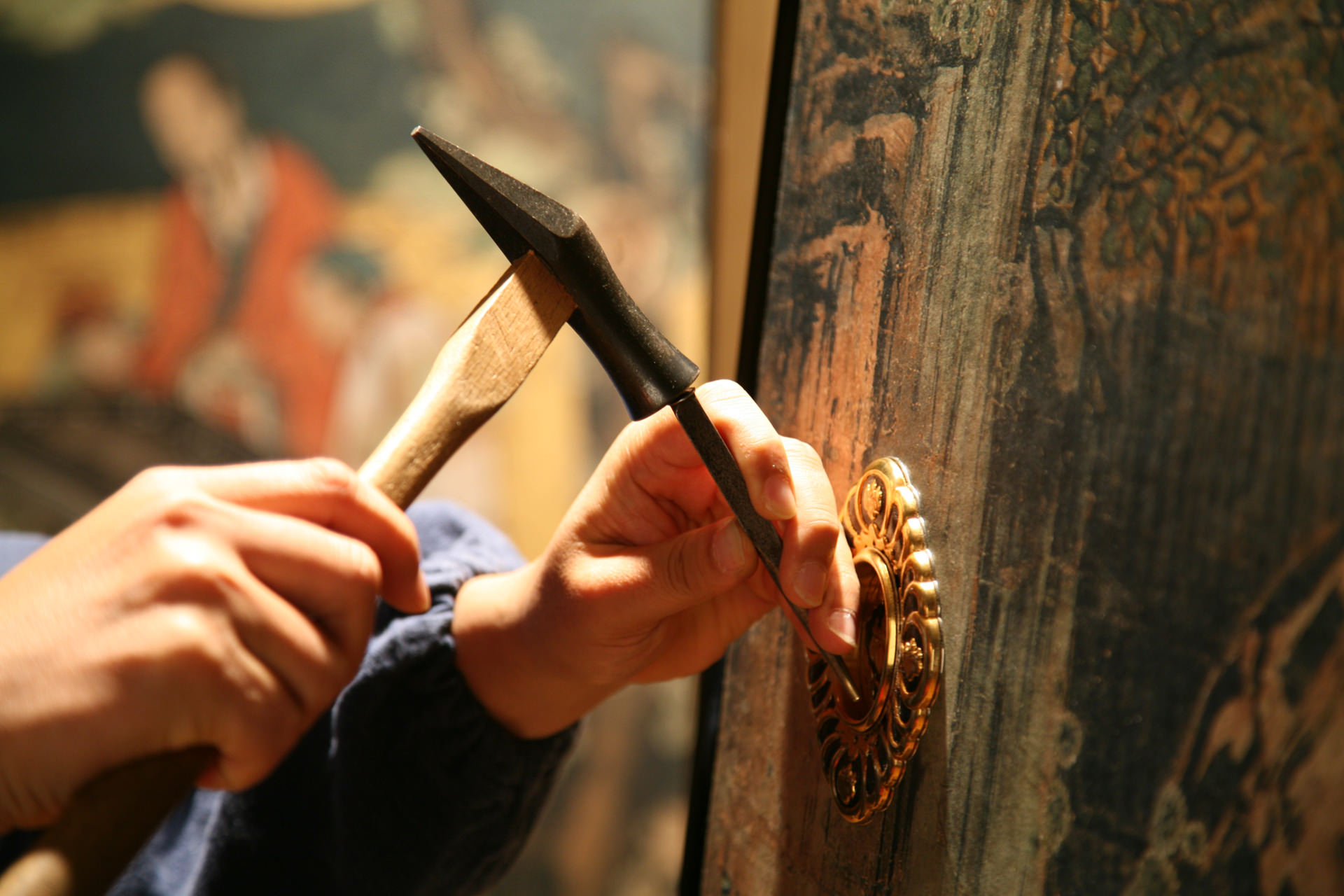 Mounting in progress