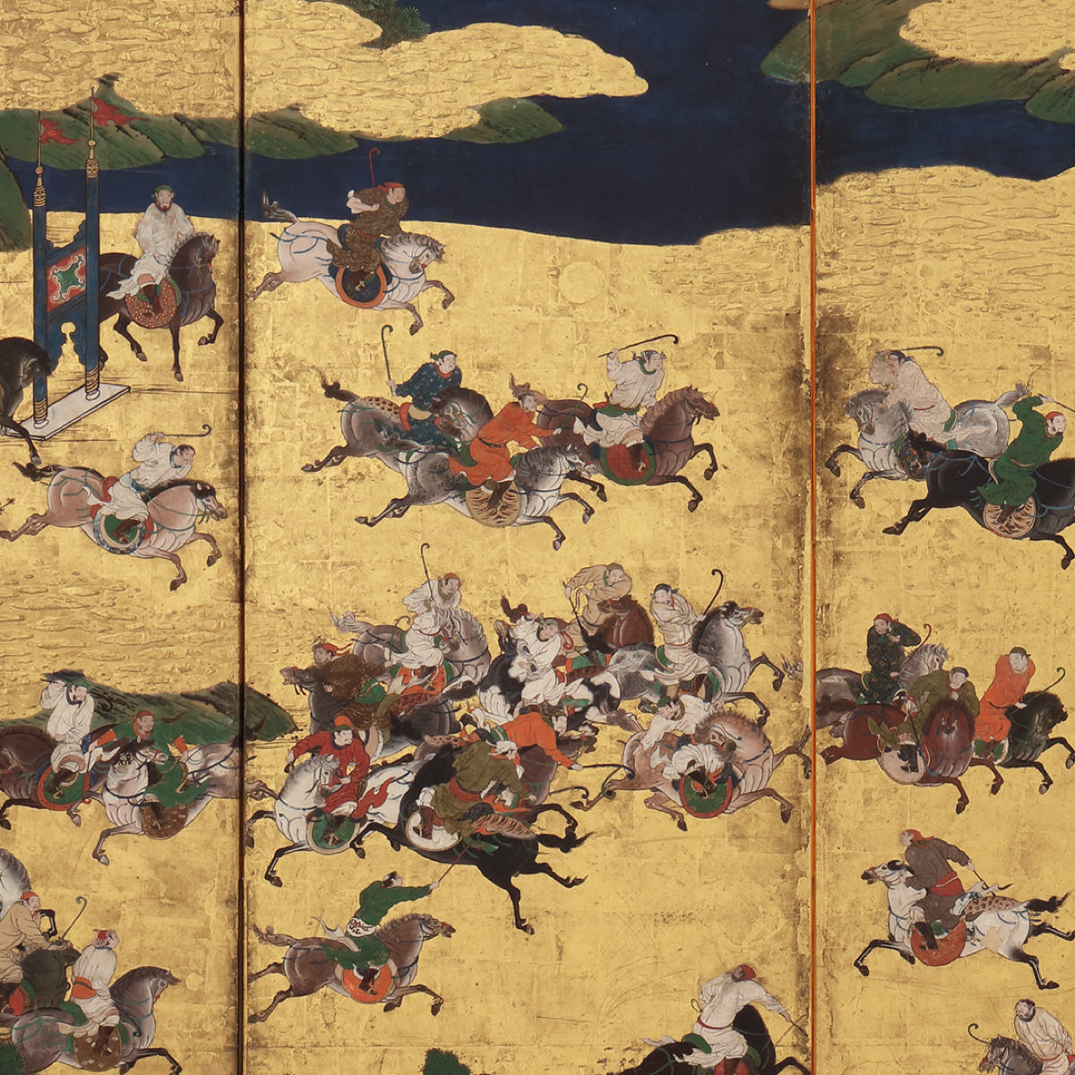 Tatars Playing Polo and Hunting