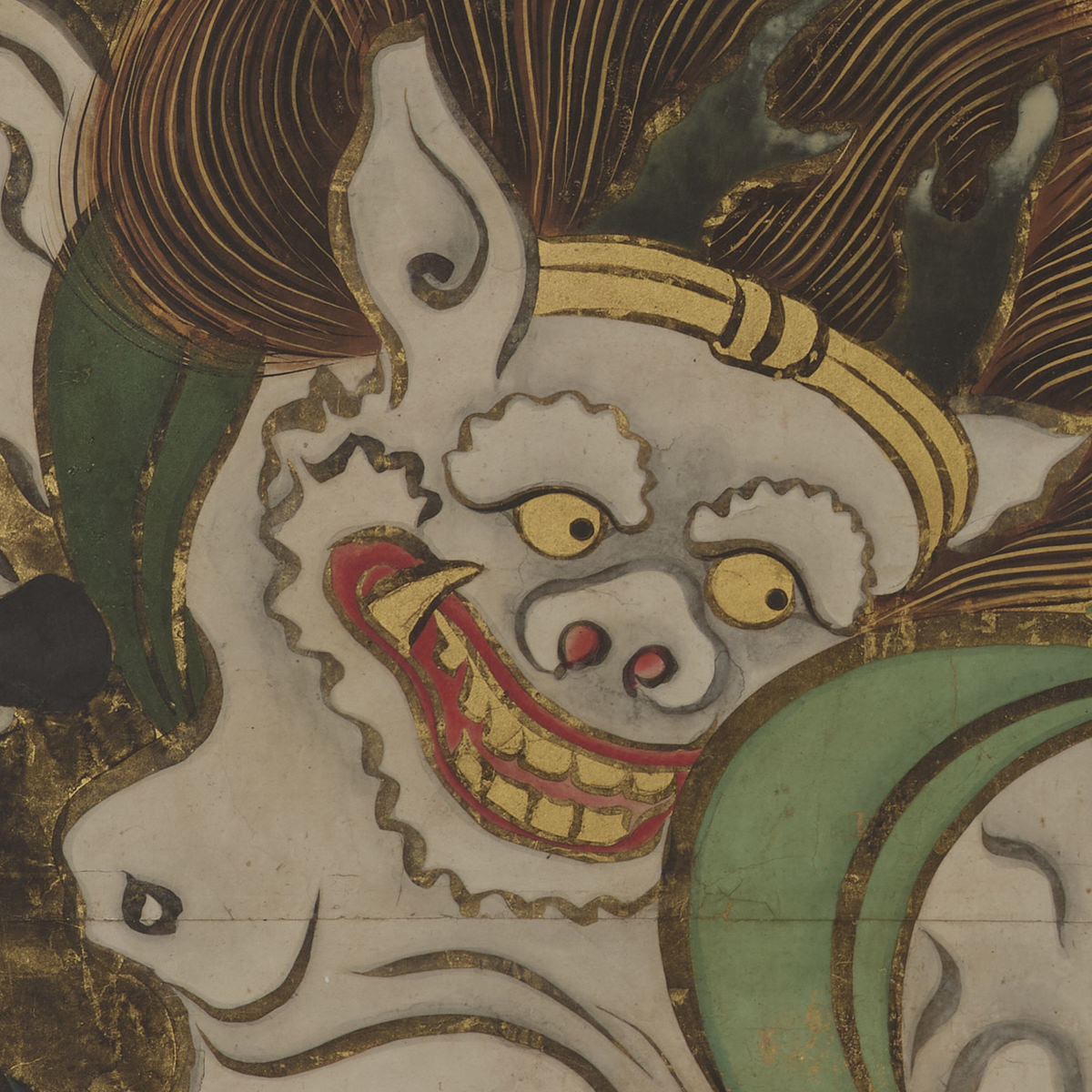 Wind God and Thunder God / Flowering Plants of Summer and Autumn