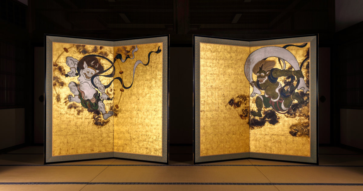 The Wind and Thunder Gods | About the Works | Canon Tsuzuri