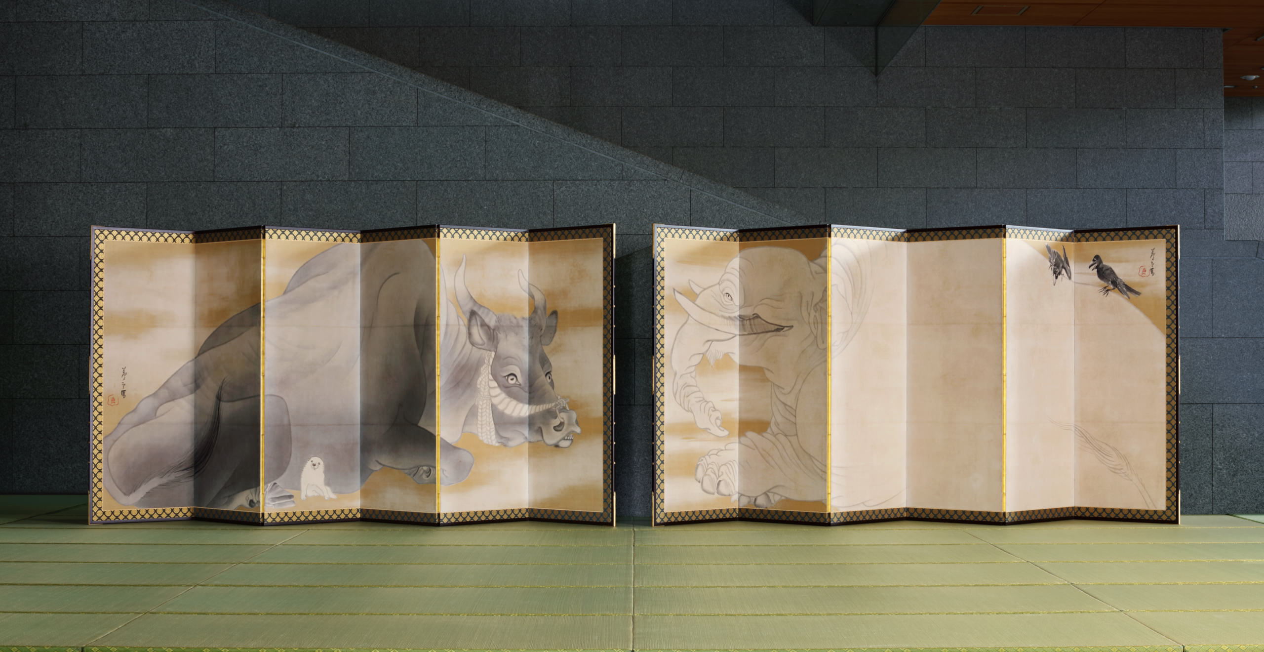 White Elephant and Black Bull exhibition