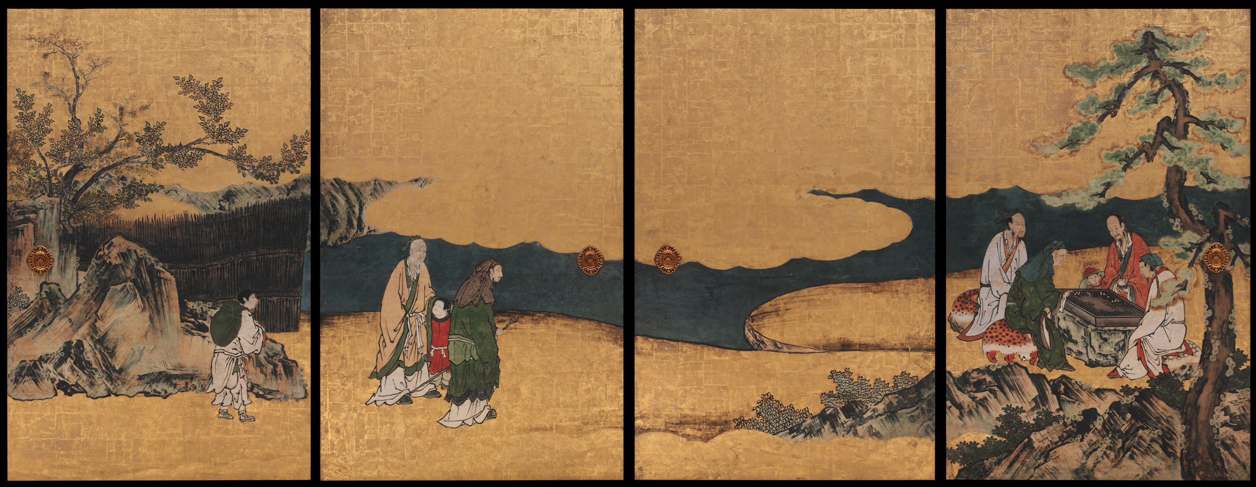 A Game of Go, from the Four Accomplishments