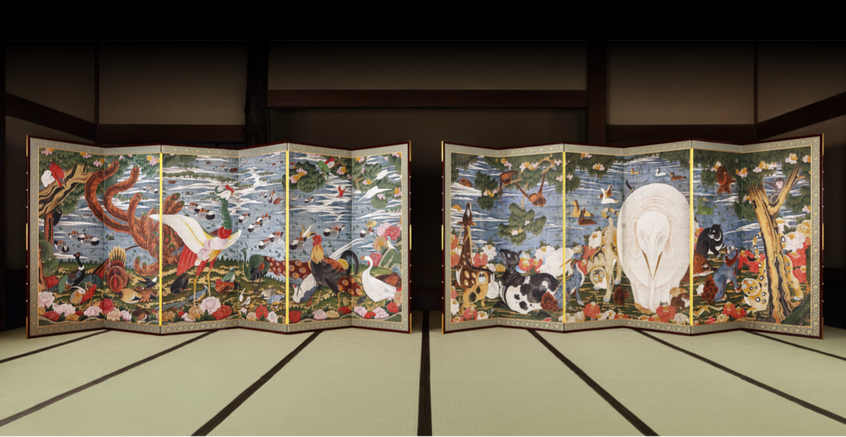 Birds and Animals in the Flower Garden