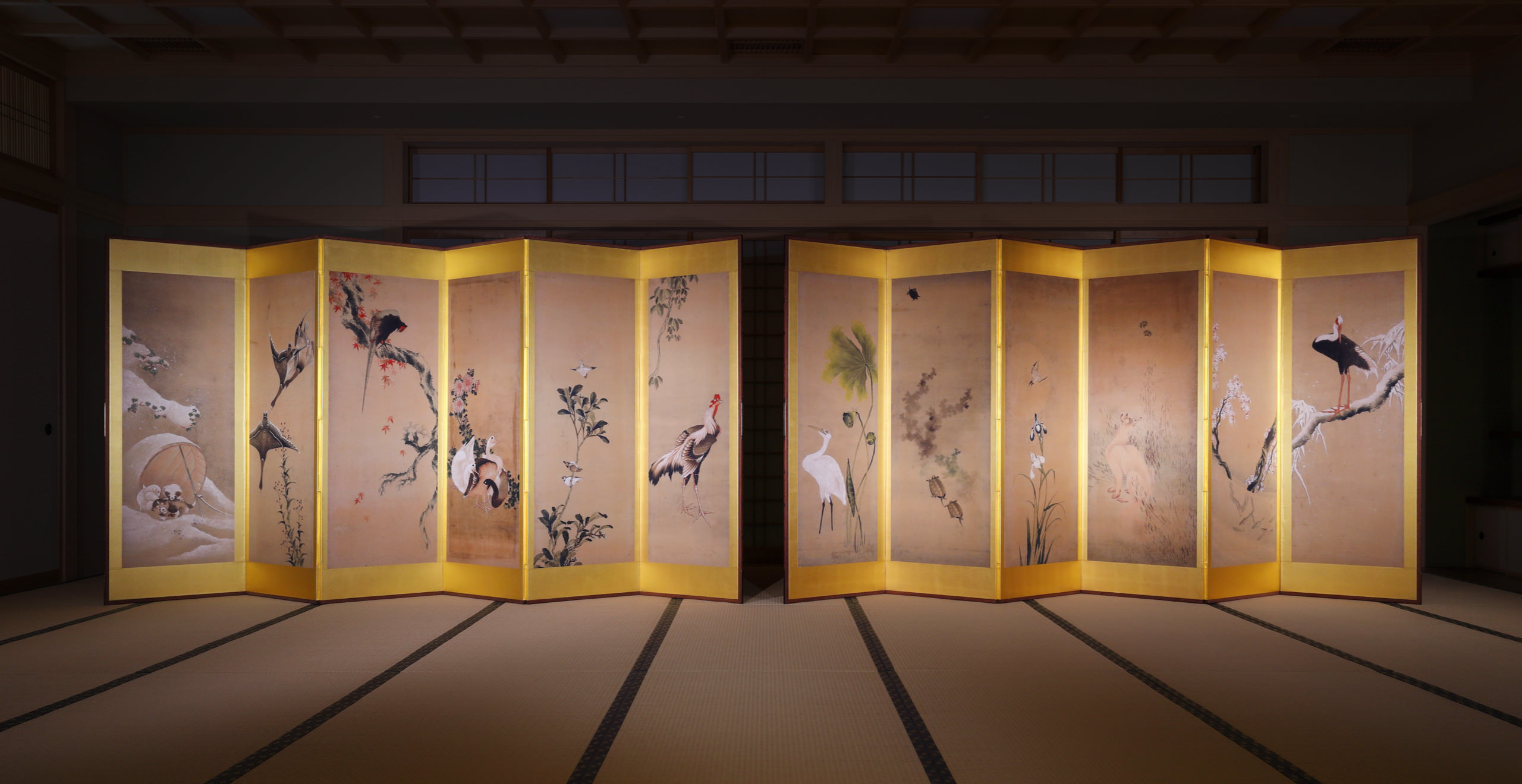 Birds, Animals, and Plants Representing the Twelve Months exhibition