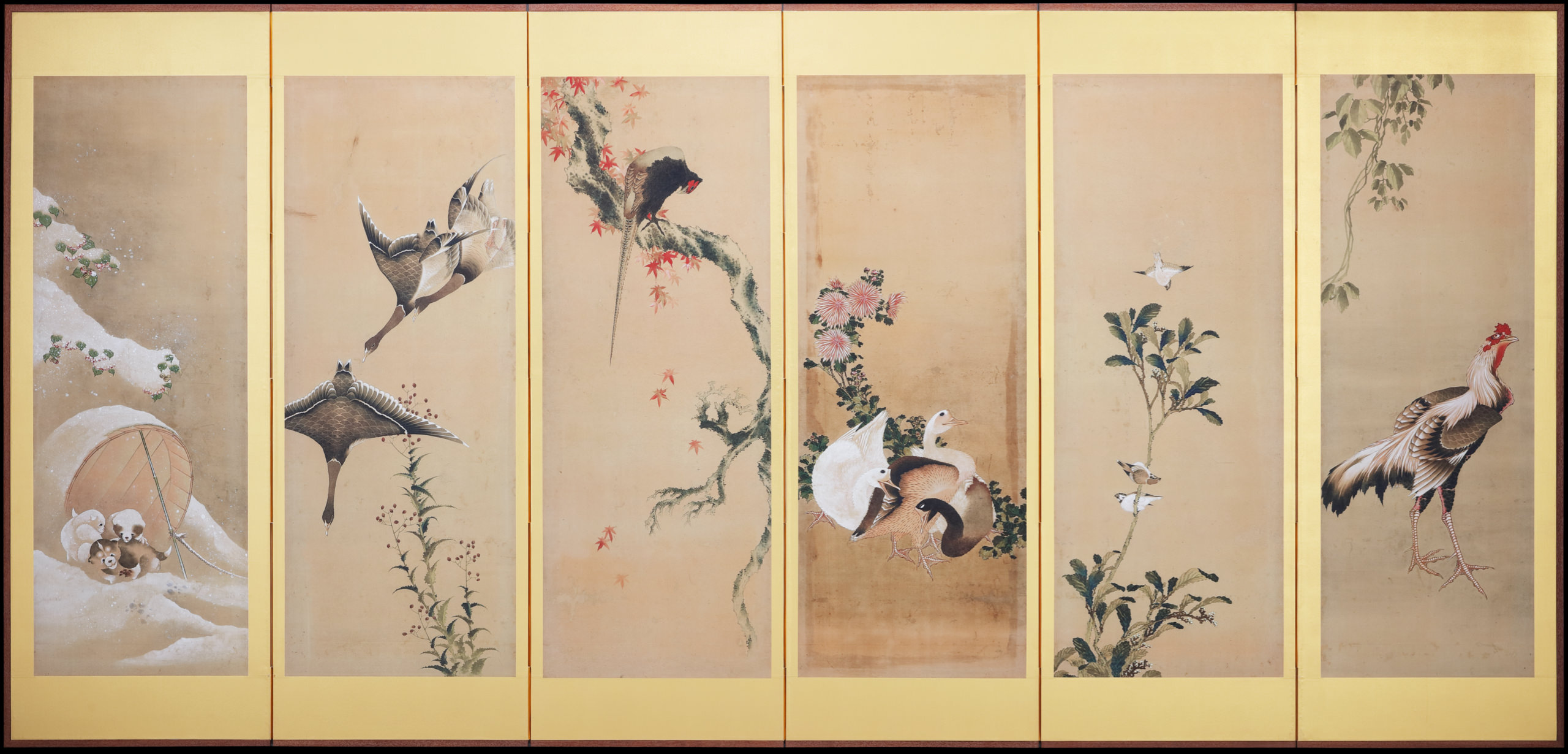 Birds, Animals, and Plants Representing the Twelve Months left screen