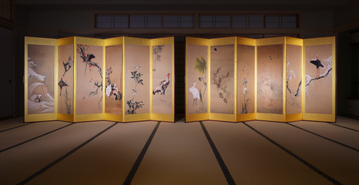 Birds, Animals, and Plants Representing the Twelve Months