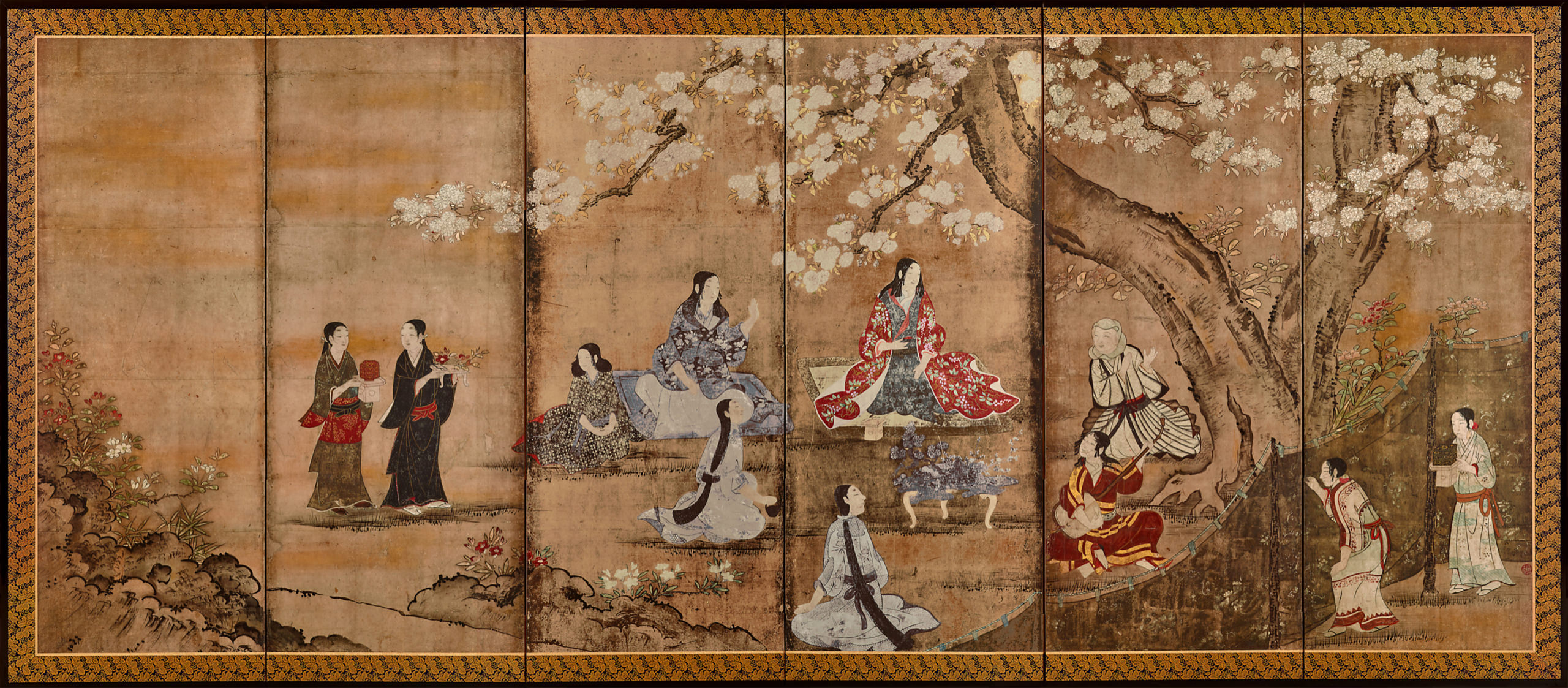 Amusements under the Blossoms right screen