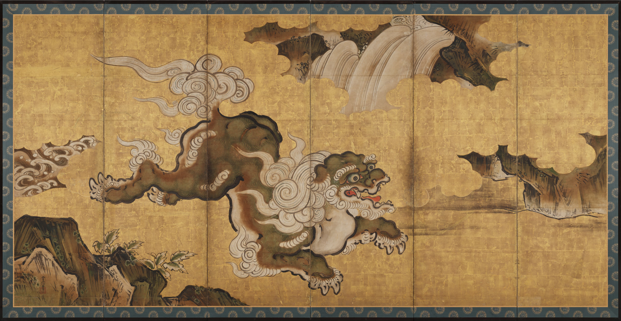 Chinese Lions left screen