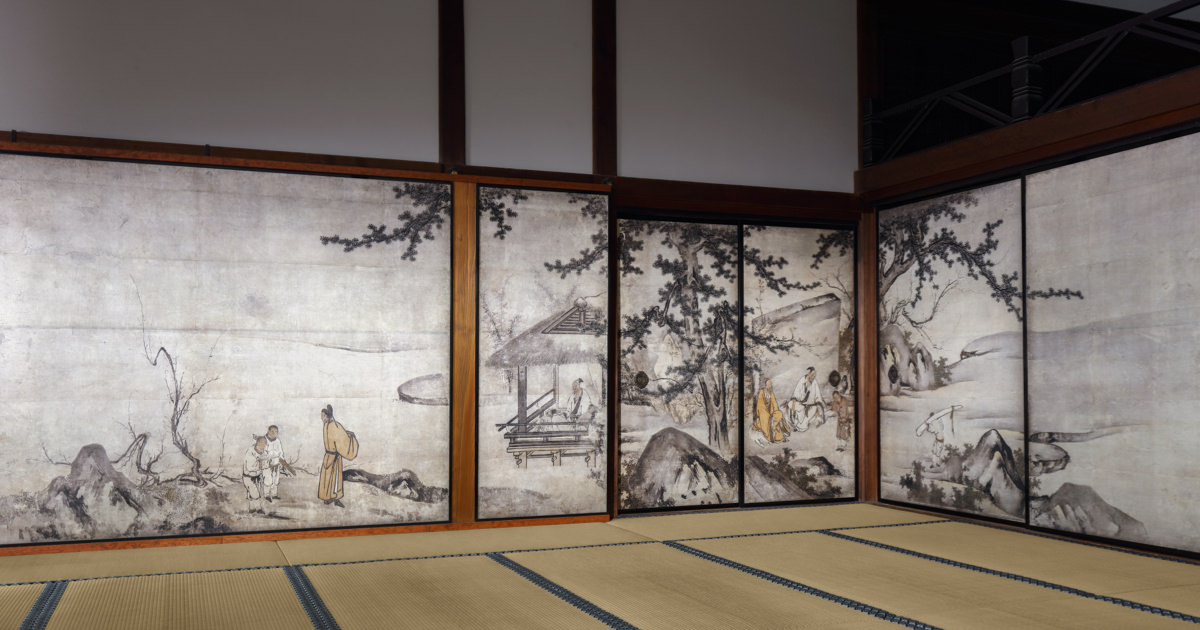 有地好登／The : 銅版画 reflection scenes four of 版画