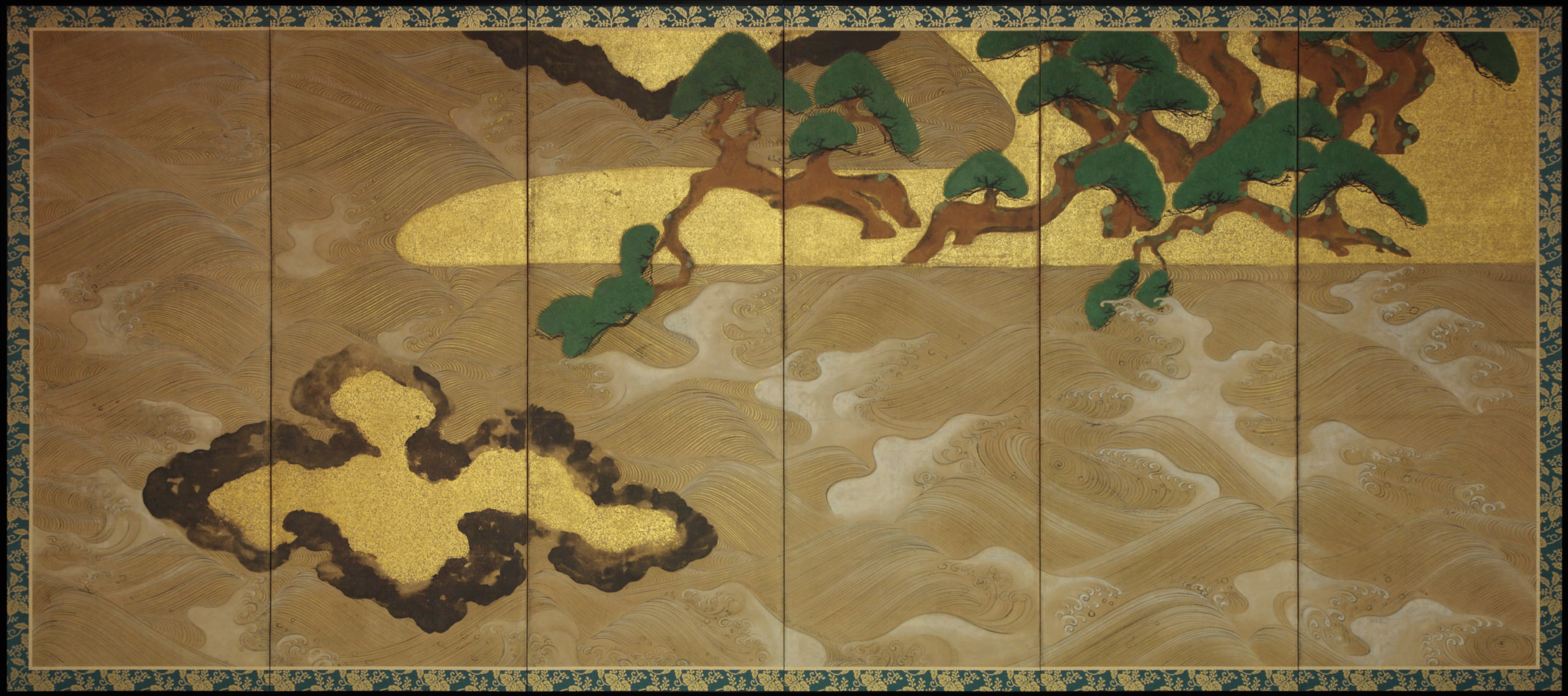 Waves at Matsushima left screen