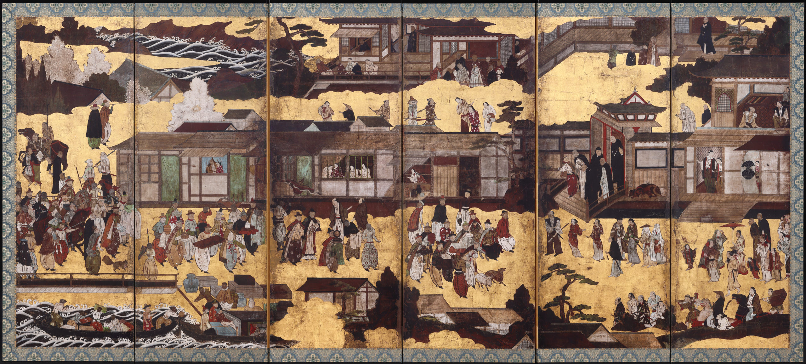 Arrival of the Southern Barbarians right screen