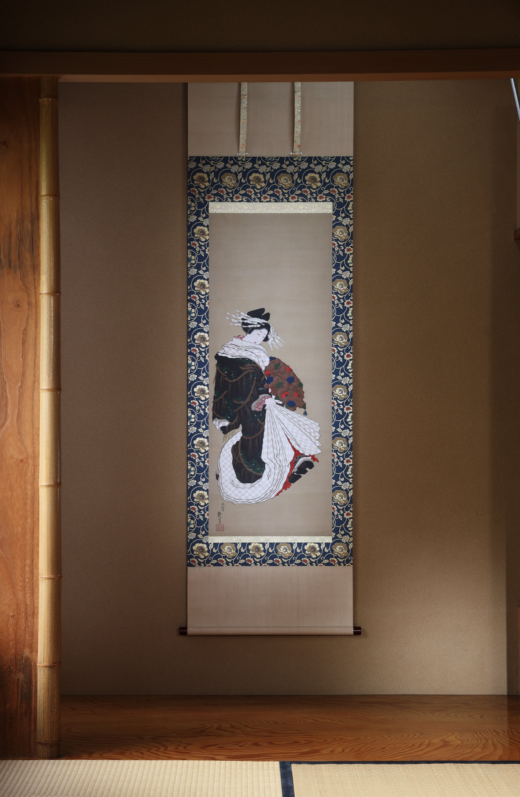 Portrait of a Courtesan Walking exhibition