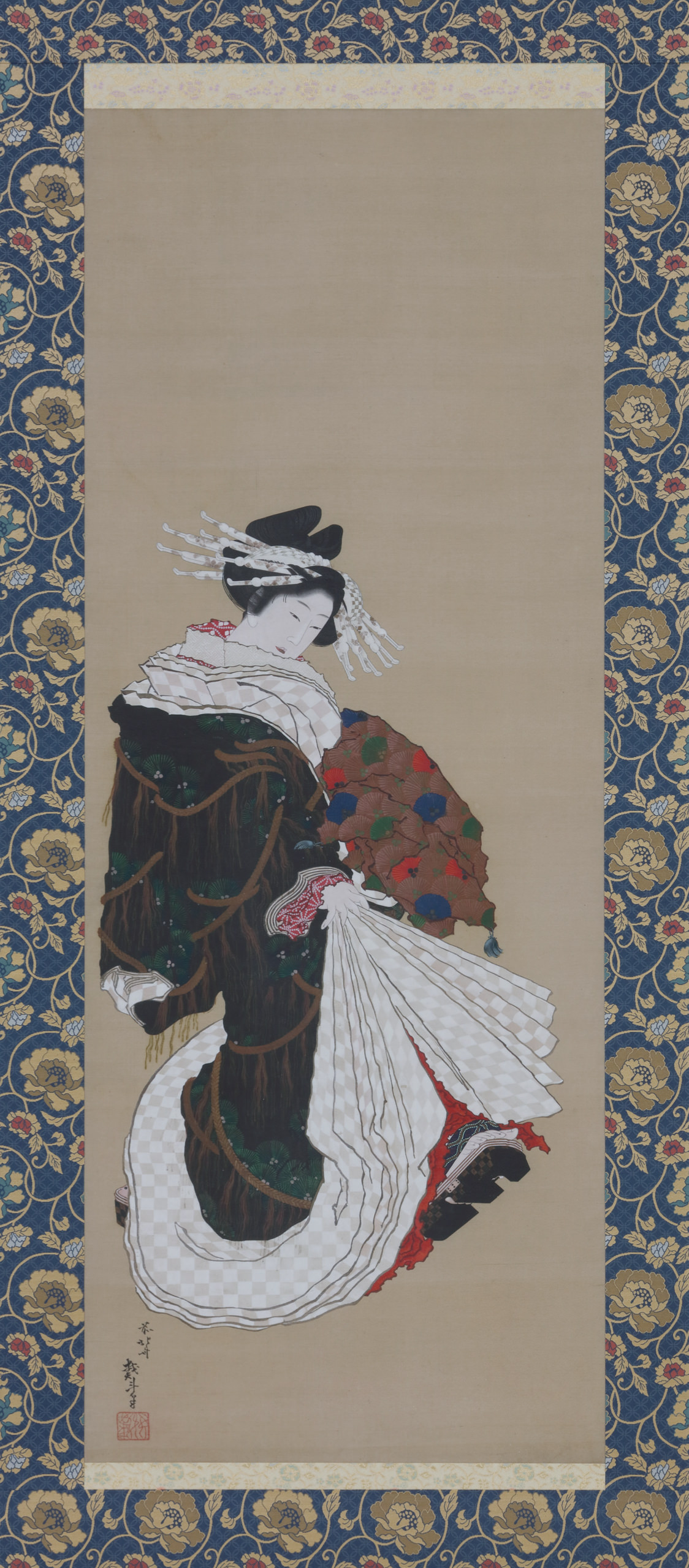 Portrait of a Courtesan Walking