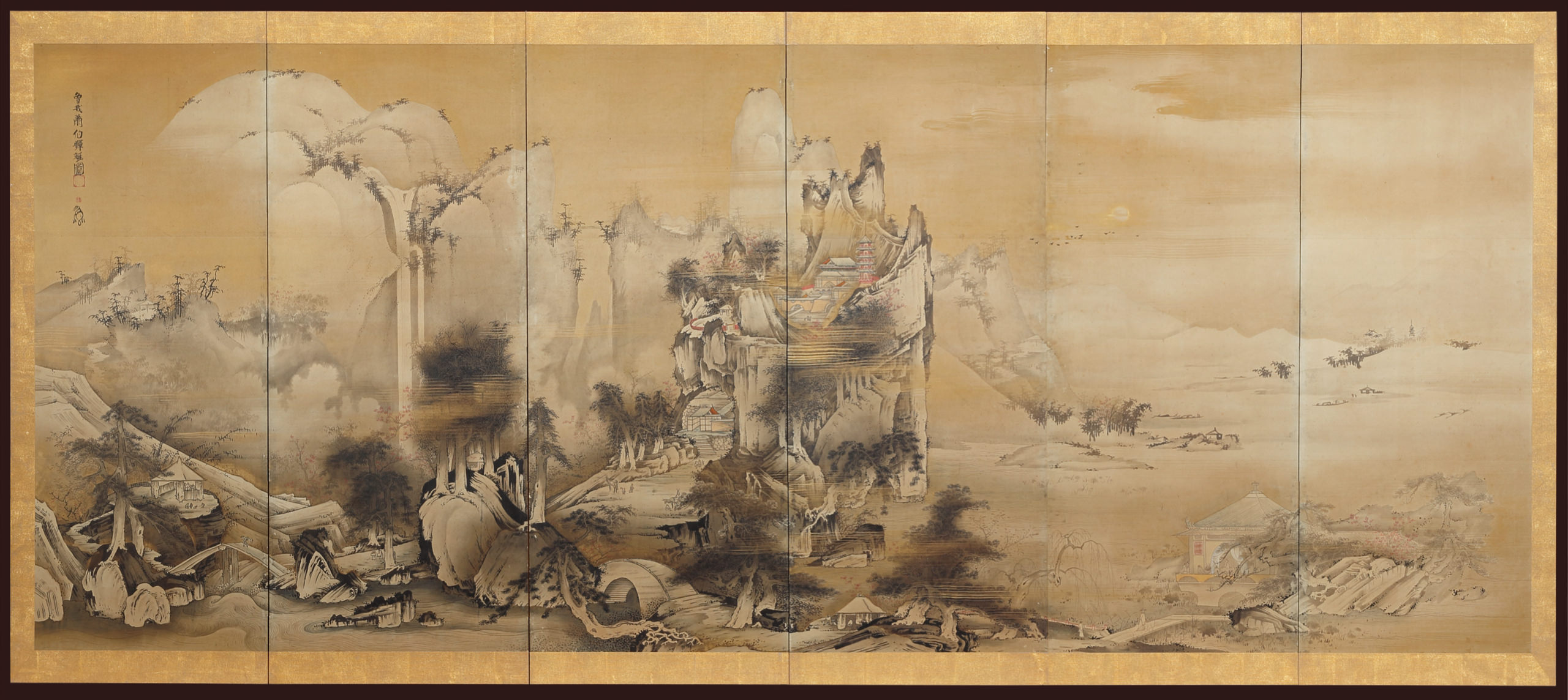 Landscapes in Moonlight left screen